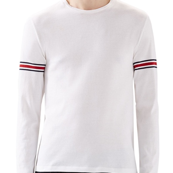 gucci white long sleeve t shirt